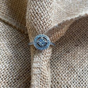 Pandora Vintage Allure Ring Australian version Sterling silver Sparkly New